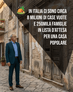 La proprietà privata è sacra: ma la Costituzione dice che deve avere anche una funzione sociale. Cosa significa, quando 8 milioni di case sono vuote?