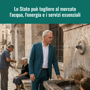 Lo Stato può togliere al mercato l’acqua, l’energia e i servizi essenziali: l’articolo della Costituzione che pochi conoscono e che parla di beni comuni