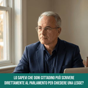 Ogni cittadino può scrivere al Parlamento per chiedere una legge: lo sapevi? È il diritto più antico e più dimenticato della nostra democrazia