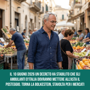 La Bolkestein torna, e stavolta tocca i banchi del mercato: perché una direttiva europea del 2006 rimette in gioco ambulanti, taxi, guide e farmacie del Sud